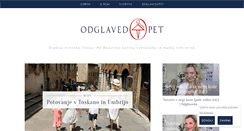 Desktop Screenshot of odglavedopet.si