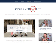 Tablet Screenshot of odglavedopet.si